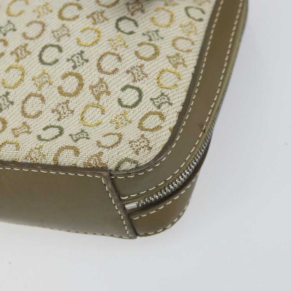Celine C Macadam Shoulder Canvas Khaki Canvas Shoulder Bag Bag - Picture 9 of 16